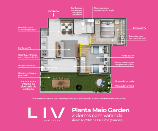 Galeria de Fotos - Liv Planta Meio Garden