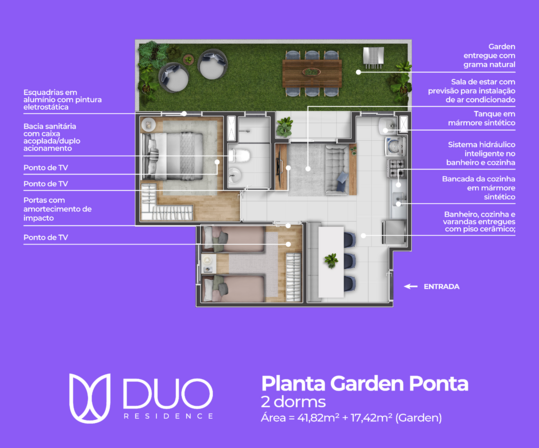 Galeria de Fotos - Planta Tipo Meio PNG_Planta Garden Ponta