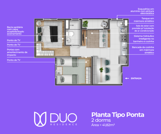 Galeria de Fotos - Planta Tipo Meio PNG_Planta Tipo Ponta