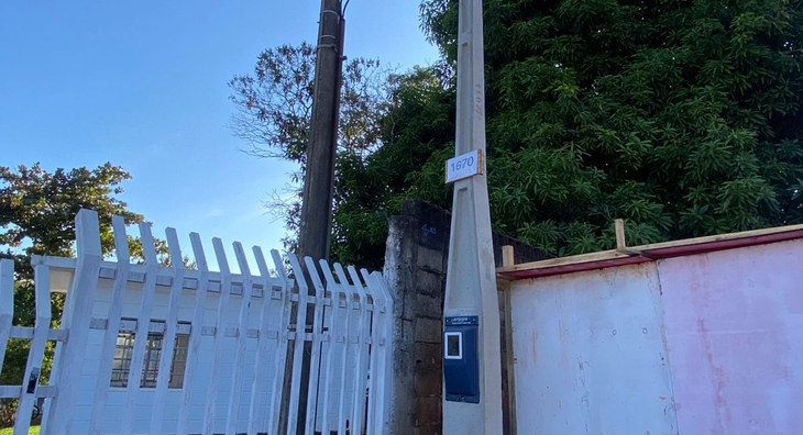 Entrada de agua e energia