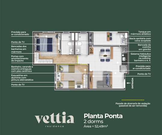 Galeria de Fotos - Planta_Ponta_Vettia