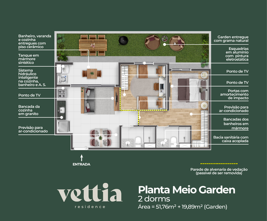 Galeria de Fotos - Planta_Meio_Garden_Vettia2