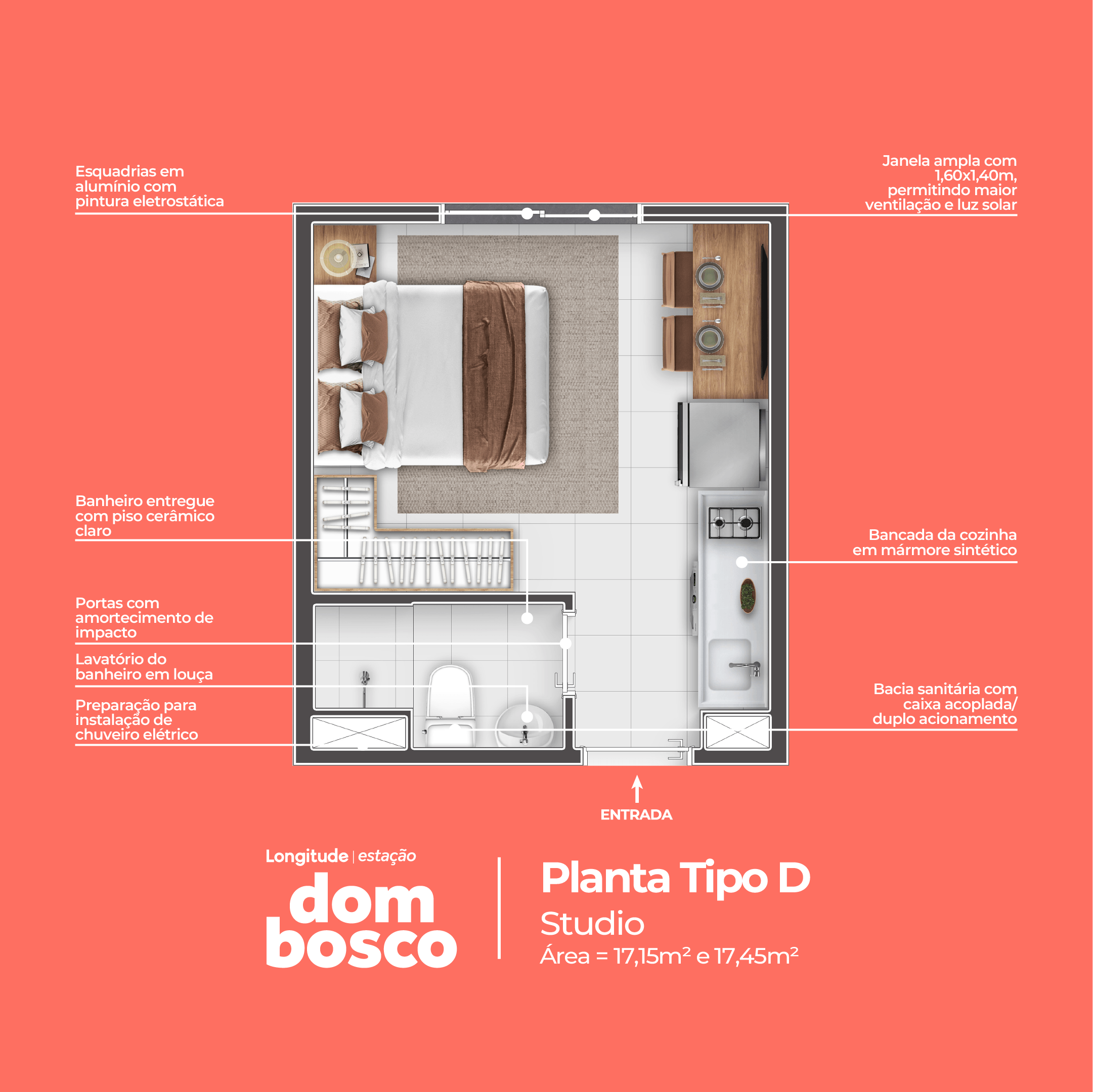 Planta Longitude Estação Dom Bosco, Tipo D